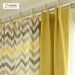 DIHIN HOME Yellow and Black Stripes Printed，Blackout Grommet Window Curtain for Living Room ,52x63-inch,1 Panel Roman Shades Curtains Window Blinds custom curtains blackout curtains curtains for living room sheer curtains curtain fabric linen curtains kitchen curtains velvet curtains pinch pleat curtains bay window curtains outdoor curtains pleated curtains floral curtains dining room curtains kitchen valances drapes for bedroom patio curtains nursery curtains grommet curtains