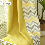 DIHIN HOME Yellow and Black Stripes Printed，Blackout Grommet Window Curtain for Living Room ,52x63-inch,1 Panel Roman Shades Curtains Window Blinds custom curtains blackout curtains curtains for living room sheer curtains curtain fabric linen curtains kitchen curtains velvet curtains pinch pleat curtains bay window curtains outdoor curtains pleated curtains floral curtains dining room curtains kitchen valances drapes for bedroom patio curtains nursery curtains grommet curtains