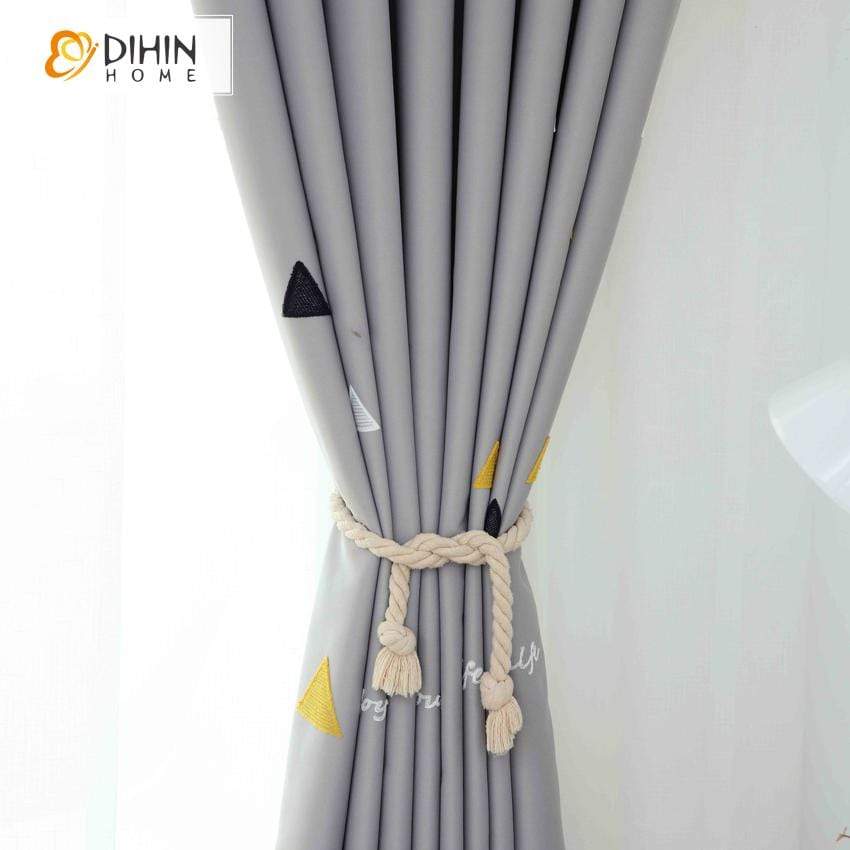 DIHIN HOME Yellow and Black Triangle Printed,Blackout Grommet Window Curtain for Living Room ,52x63-inch,1 Panel Roman Shades Curtains Window Blinds custom curtains blackout curtains curtains for living room sheer curtains curtain fabric linen curtains kitchen curtains velvet curtains pinch pleat curtains bay window curtains outdoor curtains pleated curtains floral curtains dining room curtains kitchen valances drapes for bedroom patio curtains nursery curtains grommet curtains