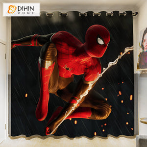 DIHINHOME Home Textile 3D Printed Curtain DIHIN HOME 3D Cartoon Printed High Blackout Curtains,Window Curtains Grommet Curtain For Living Room,1 Panel Included,DH007