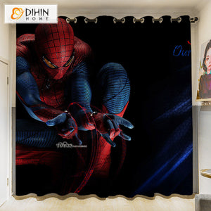 DIHINHOME Home Textile 3D Printed Curtain DIHIN HOME 3D Cartoon Printed High Blackout Curtains,Window Curtains Grommet Curtain For Living Room,1 Panel Included,DH023