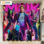 DIHINHOME Home Textile 3D Printed Curtain DIHIN HOME 3D Cartoon Printed High Blackout Curtains,Window Curtains Grommet Curtain For Living Room,1 Panel Included,DH040