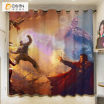 DIHINHOME Home Textile 3D Printed Curtain DIHIN HOME 3D Cartoon Printed High Blackout Curtains,Window Curtains Grommet Curtain For Living Room,1 Panel Included,DH060