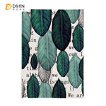 DIHIN HOME Fallen Leaves Printed Japanese Noren Doorway Curtain Tapestry,Cotton Linen,Door Way Curtain Door Hanging Tapestry,33.5''Wx59''L,1 Panel