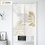 DIHIN HOME Pastoral Tree Branch Printed Japanese Noren Doorway Curtain Tapestry,Cotton Linen,Door Way Curtain Door Hanging Tapestry,33.5''Wx59''L,1 Panel