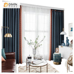 DIHINHOME Home Textile European Curtain Copy of DIHIN HOME European Retro Luxury Jacquard,Blackout Curtains Grommet Window Curtain for Living Room ,52x84-inch,1 Panel