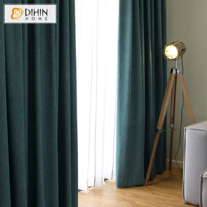 DIHINHOME Home Textile European Curtain Copy of DIHIN HOME Modern Marble Texture Thickening Jacquard,Blackout Grommet Window Curtain for Living Room ,52x63-inch,1 Panel