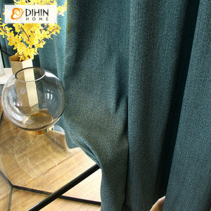 DIHINHOME Home Textile European Curtain Copy of DIHIN HOME Modern Marble Texture Thickening Jacquard,Blackout Grommet Window Curtain for Living Room ,52x63-inch,1 Panel