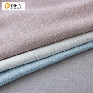 DIHIN HOME Cartoon Striped Curtain High Quality Valance ,Blackout Curtains Grommet Window Curtain for Living Room ,52x84-inch,1 Panel