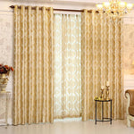 DIHINHOME Home Textile European Curtain DIHIN HOME Customize Modern Jacquard Blackout Curtains Window Drapes