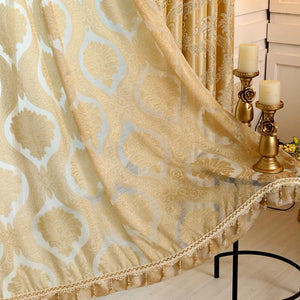 DIHINHOME Home Textile European Curtain DIHIN HOME Customize Modern Jacquard Blackout Curtains Window Drapes