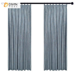 DIHIN HOME European Brief Jacquard Customized Curtains,Blackout Grommet Window Curtain for Living Room ,52x63-inch,1 Panel