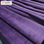 DIHIN HOME European Purple Italian Velvet Cloth Luxury Curtains,Blackout Grommet Window Curtain for Living Room ,52x63-inch,1 Panel