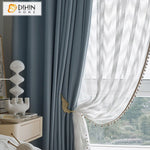 DIHINHOME Home Textile European Curtain DIHIN HOME European Velvet Color,Blackout Grommet Window Curtain for Living Room ,52x63-inch,1 Panel