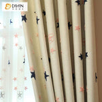 DIHINHOME Home Textile European Curtain DIHIN HOME Pentagram Printed,Blackout Curtains Grommet Window Curtain for Living Room ,52x84-inch,1 Panel