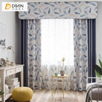 DIHIN HOME Cartoon Little Fish Printed Curtain With Valance,Blackout Curtains Grommet Window Curtain for Living Room ,52x84-inch,1 Panel