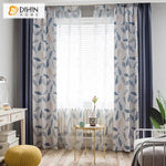 DIHIN HOME Cartoon Little Fish Printed Curtain With Valance,Blackout Curtains Grommet Window Curtain for Living Room ,52x84-inch,1 Panel