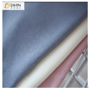 DIHIN HOME Cartoon Three Colors Striped Curtains,Blackout Grommet Window Curtain for Living Room ,52x63-inch,1 Panel