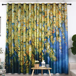 DIHINHOME Home Textile Modern Curtain DIHIN HOME 3D Printed Intensive Flowers Blackout Curtains,Window Curtains Grommet Curtain For Living Room ,39x102-inch,2 Panels Include