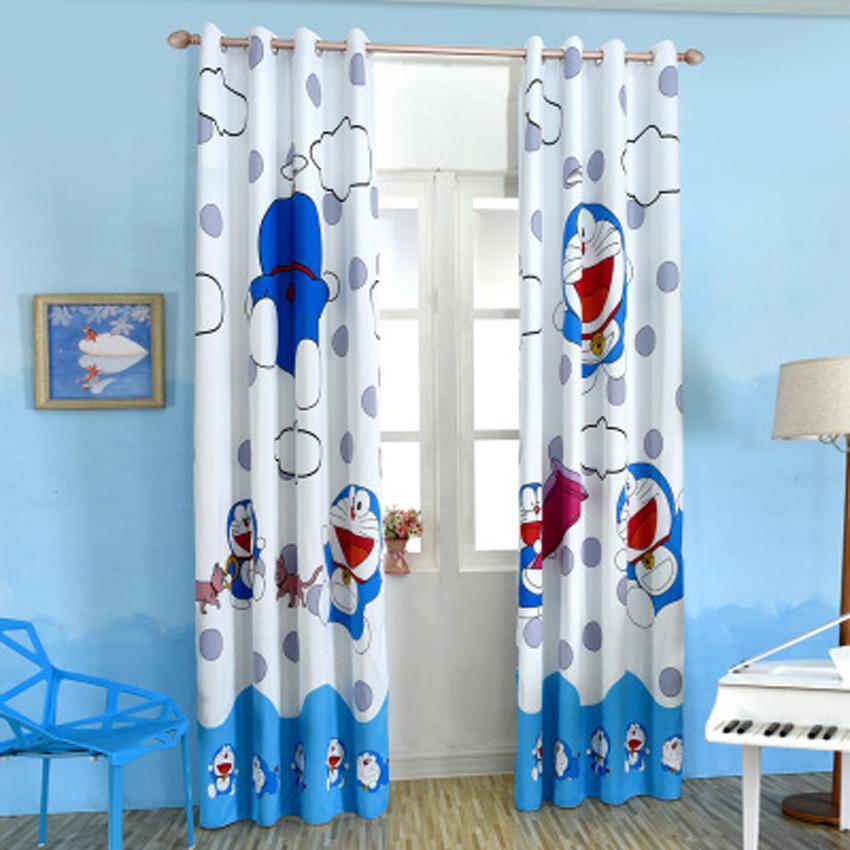 DIHINHOME Home Textile Modern Curtain DIHIN HOME 3D Printed Many Doraemon Blackout Curtains,Window Curtains Grommet Curtain For Living Room ,39x102-inch,2 Panels Include