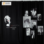 DIHINHOME Home Textile Modern Curtain DIHIN HOME 3D Printed Marilyn Blackout Curtains ,Window Curtains Grommet Curtain For Living Room ,39x102-inch,2 Panels Included
