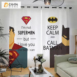 DIHINHOME Home Textile Modern Curtain DIHIN HOME 3D Printed Marvel Heros Style 3 Blackout Curtains,Window Curtains Grommet Curtain For Living Room ,39x102-inch,2 Panels Included