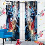 DIHINHOME Home Textile Modern Curtain DIHIN HOME 3D Printed Spider-Man Blackout Curtains ,Window Curtains Grommet Curtain For Living Room ,39x102-inch,2 Panels Included