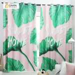 DIHINHOME Home Textile Modern Curtain DIHIN HOME 3D Printed Sweet Home Blackout Curtains ,Window Curtains Grommet Curtain For Living Room ,39x102-inch,2 Panels Included