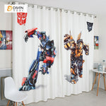 DIHINHOME Home Textile Modern Curtain DIHIN HOME 3D Printed Transformers Blackout Curtains ,Window Curtains Grommet Curtain For Living Room ,39x102-inch,2 Panels Included