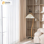 DIHINHOME Home Textile Modern Curtain DIHIN HOME European High Quality Soft Feeling Velvet Fabric,Blackout Grommet Window Curtain for Living Room ,52x63-inch,1 Panel