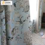 DIHIN HOME Garden High Quality Spliced Curtains,Blackout Grommet Window Curtain for Living Room ,52x63-inch,1 Panel