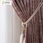 DIHIN HOME High Quality Retro Thick Cloth Customized Curtains,Blackout Grommet Window Curtain for Living Room ,52x63-inch,1 Panel