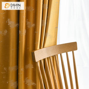 DIHIN HOME Modern Fashion Customized Curtains,Blackout Grommet Window Curtain for Living Room ,52x63-inch,1 Panel