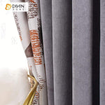 DIHINHOME Home Textile Modern Curtain DIHIN HOME Modern Fashion Spliced Curtains，Blackout Grommet Window Curtain for Living Room ,52x63-inch,1 Panel