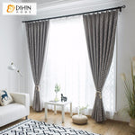 DIHIN HOME Modern Geometric Curtain,Blackout Curtains Grommet Window Curtain for Living Room ,52x63-inch,1 Panel