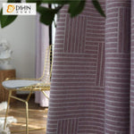 DIHINHOME Home Textile Modern Curtain DIHIN HOME Modern Geometric Curtains,Blackout Grommet Window Curtain for Living Room ,52x63-inch,1 Panel