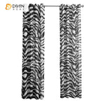 DIHIN HOME Modern Geometric Curtains ,Blackout Grommet Window Curtain for Living Room ,52x63-inch,1 Panel