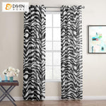 DIHIN HOME Modern Geometric Curtains ,Blackout Grommet Window Curtain for Living Room ,52x63-inch,1 Panel