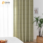 DIHINHOME Home Textile Modern Curtain DIHIN HOME Modern High Quality Striped,Blackout Grommet Window Curtain for Living Room,1 Panel