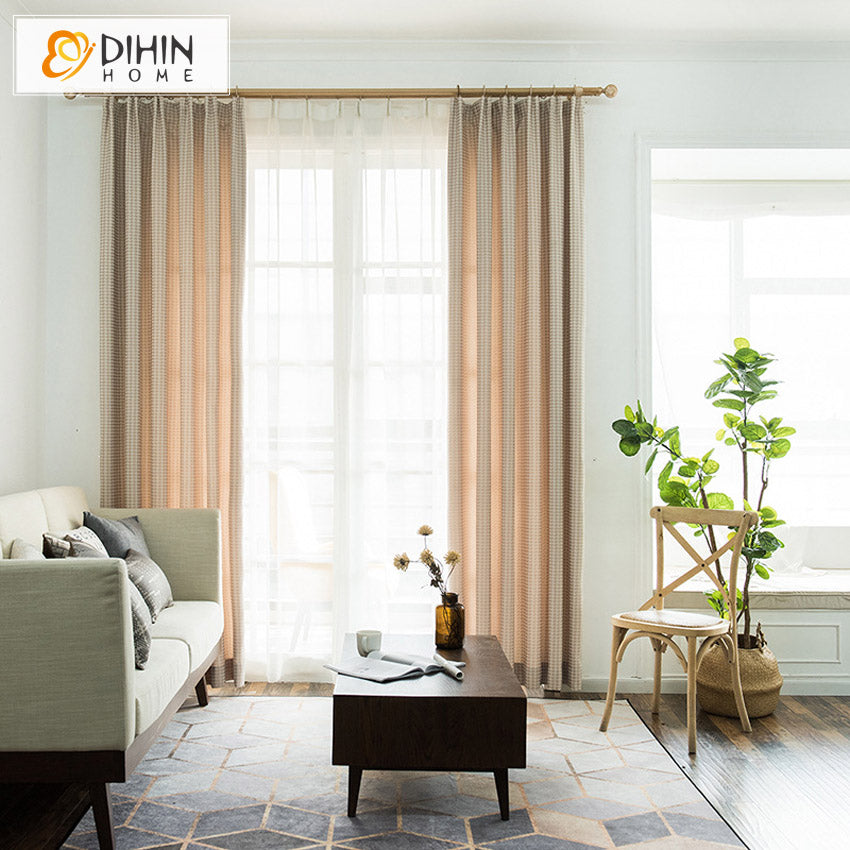 Modern Curtain Blackout Grommet Window Curtain for Living Room ...