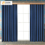 DIHINHOME Home Textile Modern Curtain DIHIN HOME Modern Navy Blue Customized Valance ,Blackout Curtains Grommet Window Curtain for Living Room ,52x84-inch,1 Panel