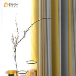 DIHIN HOME Modern Striped Printed Customized Curtains,Blackout Grommet Window Curtain for Living Room ,52x63-inch,1 Panel
