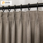 DIHINHOME Home Textile Modern Curtain DIHIN HOME Modern Thickness Fabric,Blackout Curtains Grommet Window Curtain for Living Room,52x63-inch,1 Panel