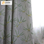 DIHINHOME Home Textile Pastoral Curtain Copy of DIHIN HOME Pastoral Natural Leaves Printed,Blackout Grommet Window Curtain for Living Room ,52x63-inch,1 Panel