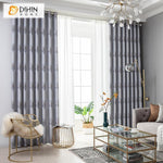 DIHINHOME Home Textile Pastoral Curtain DIHIN HOME Garden Small Flowers Jacquard Curtains，Blackout Grommet Window Curtain for Living Room ,52x63-inch,1 Panel