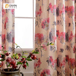 DIHINHOME Home Textile Pastoral Curtain DIHIN HOME Modern Oil Painting Curtain ,Cotton Linen ,Blackout Grommet Window Curtain for Living Room ,52x63-inch,1 Panel