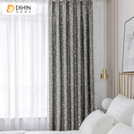 DIHINHOME Home Textile Pastoral Curtain DIHIN HOME Wintersweet Printed,Blackout Grommet Window Curtain for Living Room,1 Panel