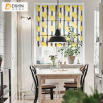 DIHIN HOME Fashion Lemon Tree Printed Roman Shades ,Easy Install Washable Curtains ,Customized Window Curtain Drape, 24"W X 64"H