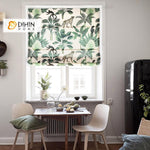 DIHINHOME Home Textile Roman Blind DIHIN HOME Forest Leopard Printed Roman Shades ,Easy Install Washable Curtains ,Customized Window Curtain Drape, 24"W X 64"H