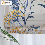 DIHINHOME Home Textile Roman Blind DIHIN HOME Garden Flowers Printed Roman Shades ,Easy Install Washable Curtains ,Customized Window Curtain Drape, 24"W X 64"H